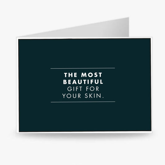 Geschenkkarte "MOST BEAUTIFUL GIFT" | QMS Medicosmetics GmbH
