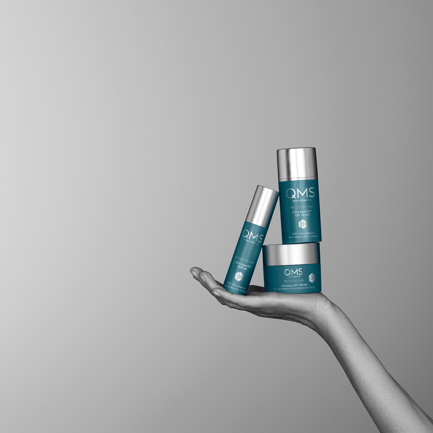 Before and after skincare results showing clearer, smoother skin with reduced redness and blemishes.