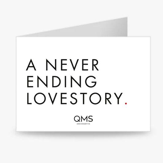 Geschenkkarte "LOVESTORY" - QMS Medicosmetics GmbH