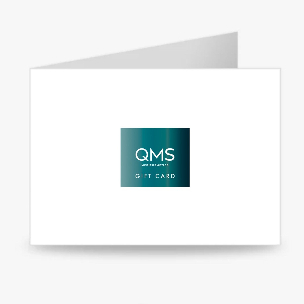 Geschenkkarte "QMS" - QMS Medicosmetics GmbH